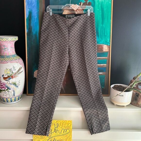 Melanie Lyne Patterned Ankle Pants 6 - Picture 1 of 14